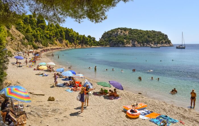 Stafylos beach in Skopelos