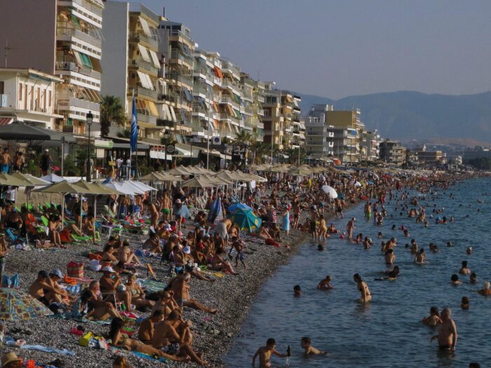 Loutraki beach in Chania Crete