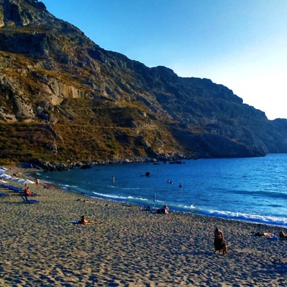 Plakias beach in Rethymno Crete