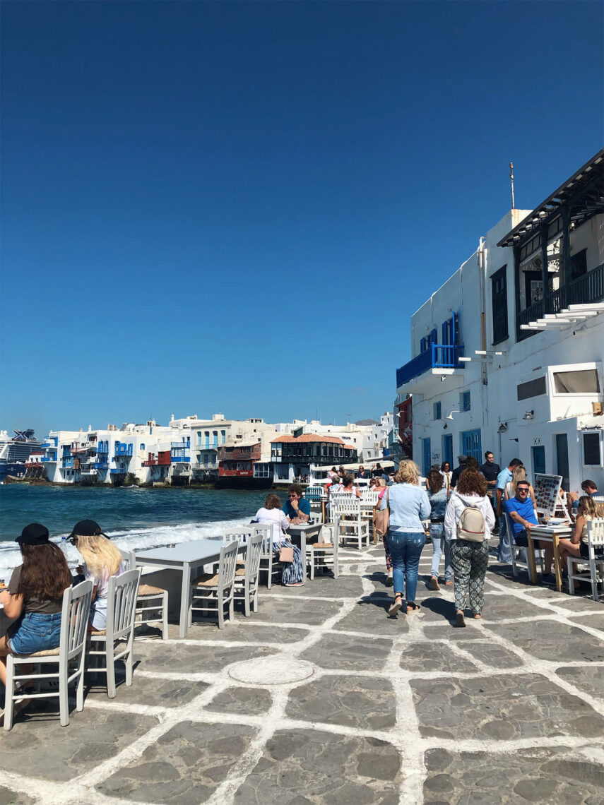 Waterfront in Mykonos