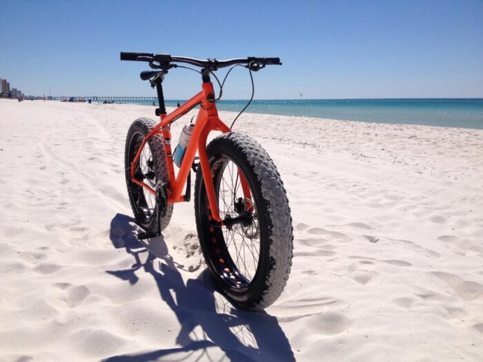 Bicycle on the beach