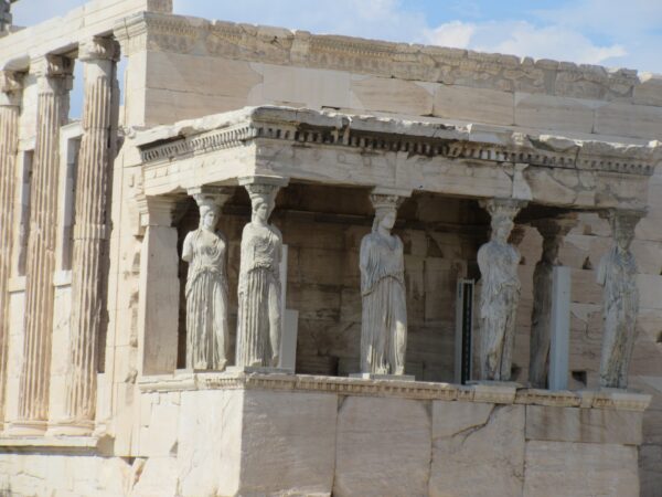 Kariatides in Athens Acropolis