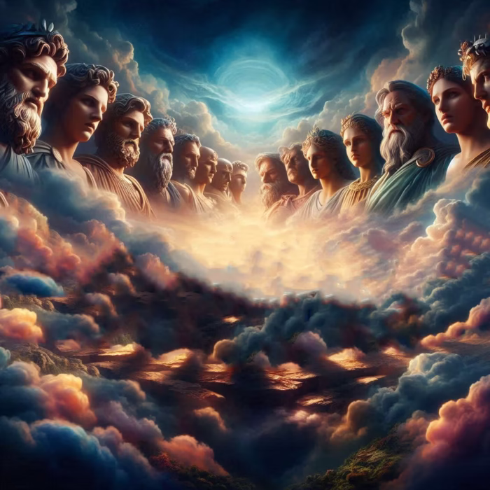 12 Olympian Greek gods