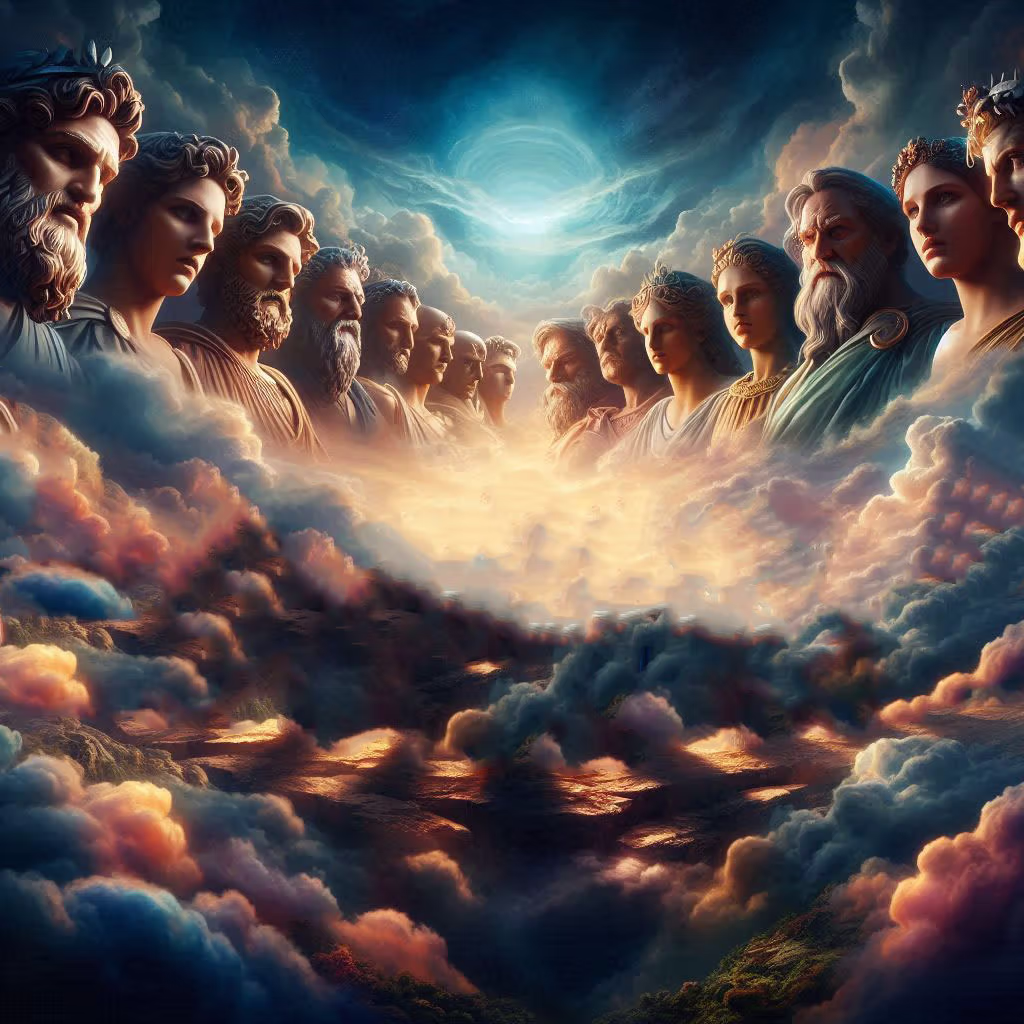 12 Olympian Greek gods