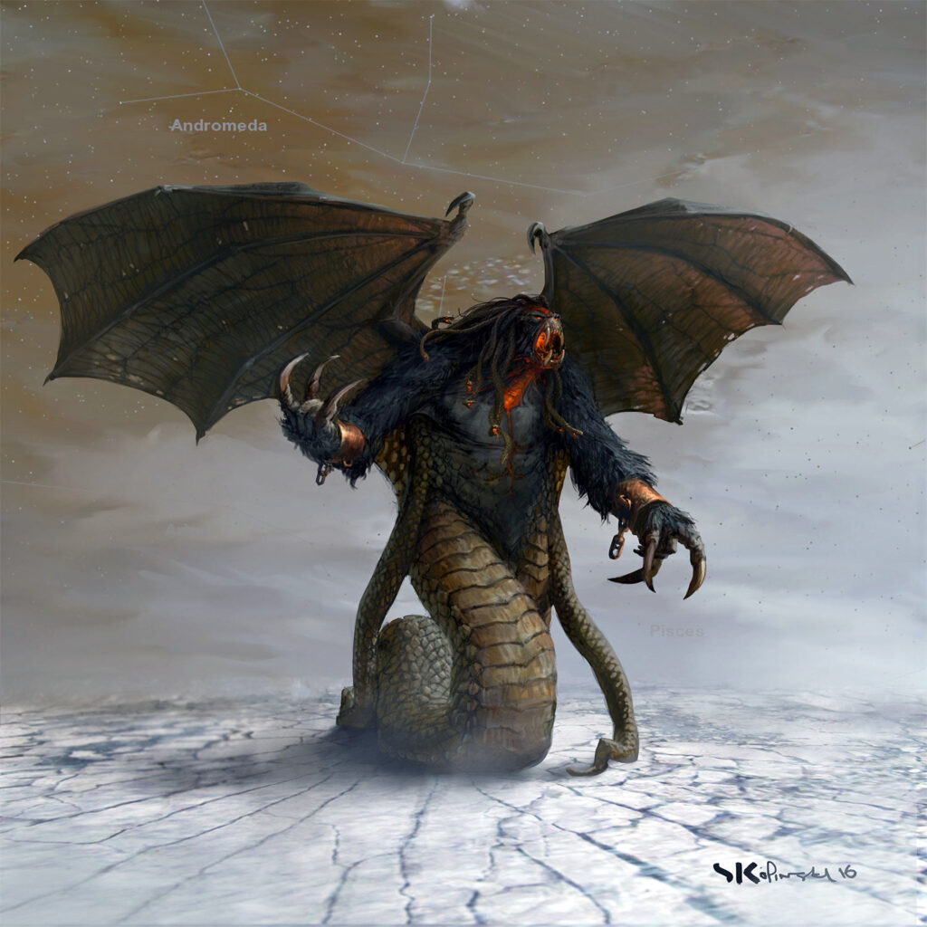 The mighty Typhon, father of all monsters