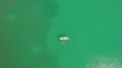 Green Corfu sea