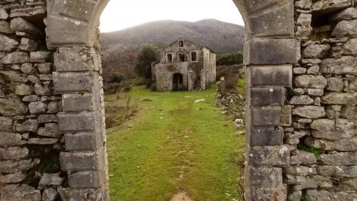 Abandoned old school in Perithea