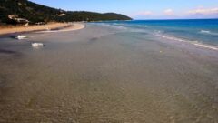 Apraos beach in Northeast Corfu
