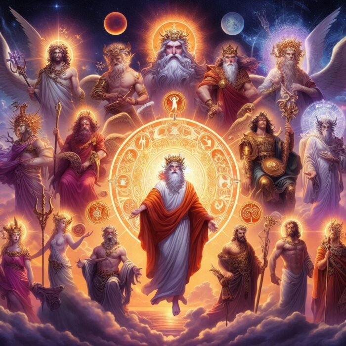 The 12 Greek gods