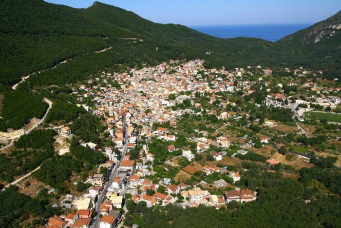Agios Matheos, a traditional Corfu village