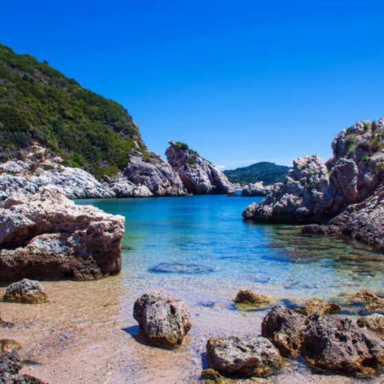 Corfu beach Porto Timoni