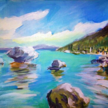 Benitses Laopetra - painting