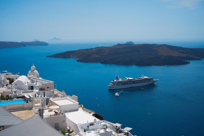 View from Imerovigli-Santorini-Greece