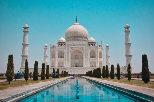 One of the Seven Wonders of the World, the Taj Mahal