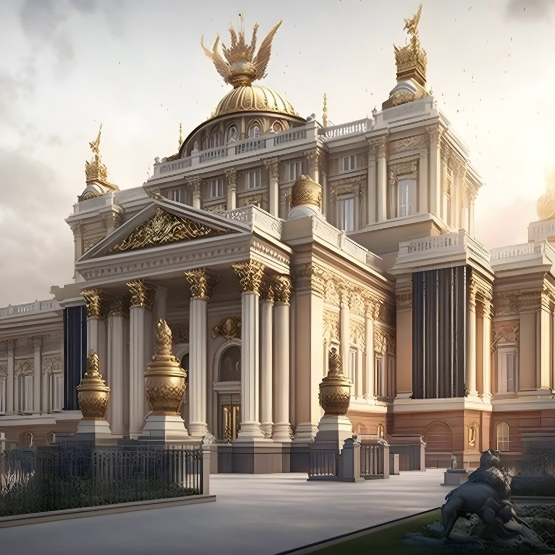 Buckingham Palace, Redesigned in Byzantine Style - UK