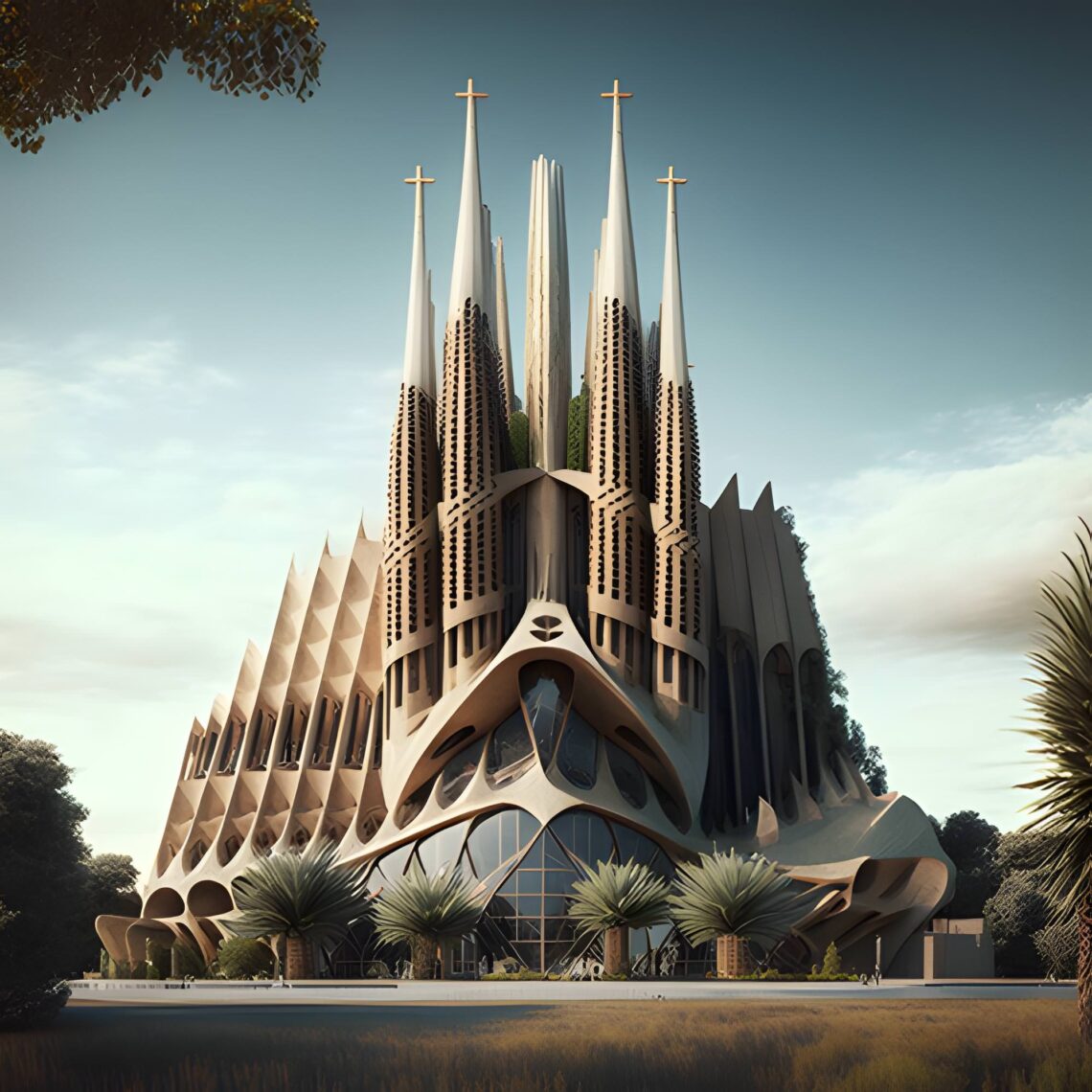 La Sagrada Familia, Redesigned in Contemporary Style - Spain