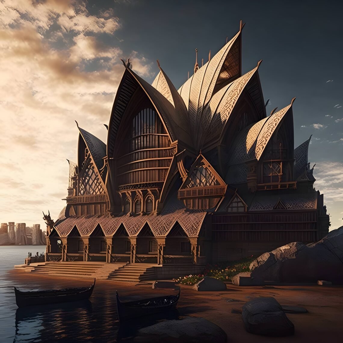 The Sydney Opera House, Redesigned in Tudor Style - Australia