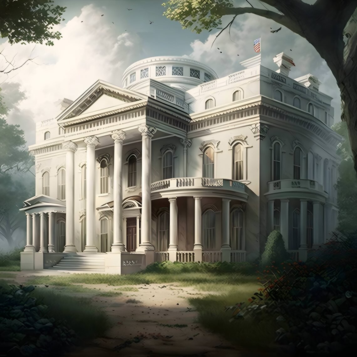 The White House, Redesigned in Victorian Architecture - USA
