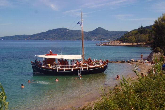 A boat trip in Agios Ioannis Beach