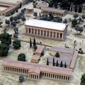 Model of ancient Olympia