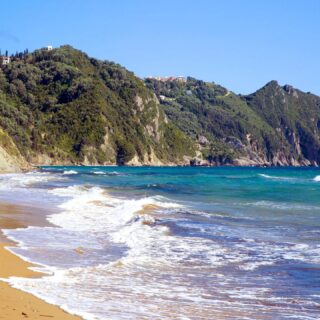 Arilas beach in Nortwest Corfu