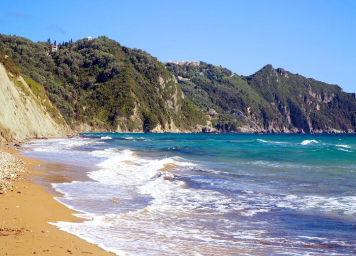 Arilas beach in Nortwest Corfu