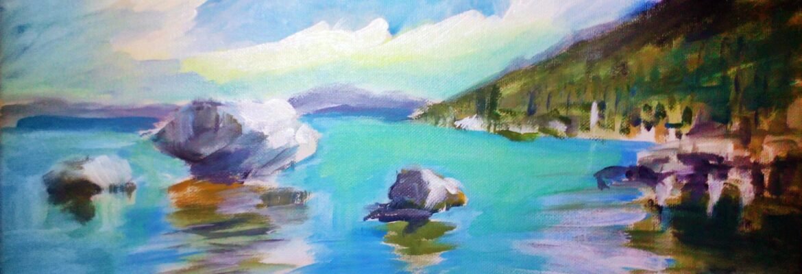 Benitses Laopetra - painting
