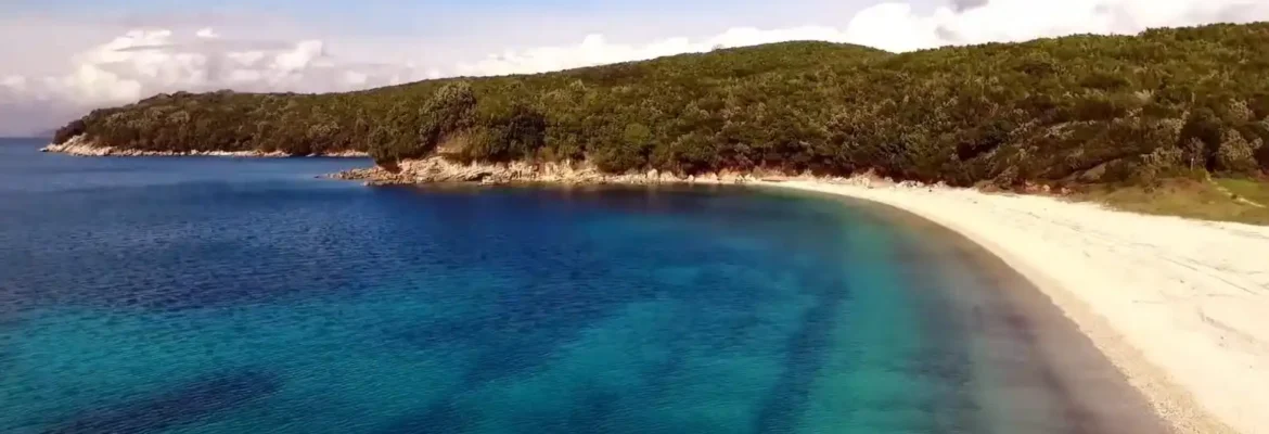 Remote beach at Erimitis