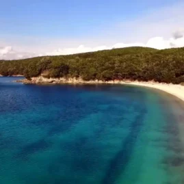Remote beach at Erimitis