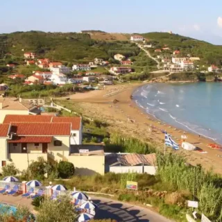 Παραλία Αγίου Στεφάνου βόρεια Κέρκυρα
