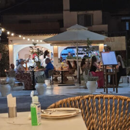 Avli Greek Cuisine from the road