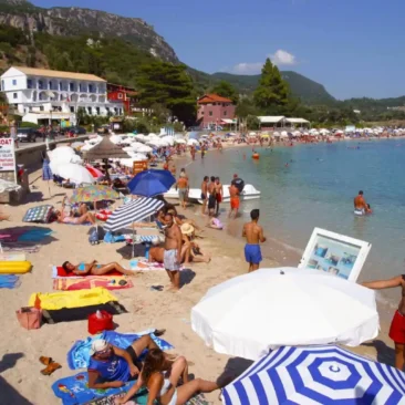 Paleokastritsa Beach, Agios Spiridon