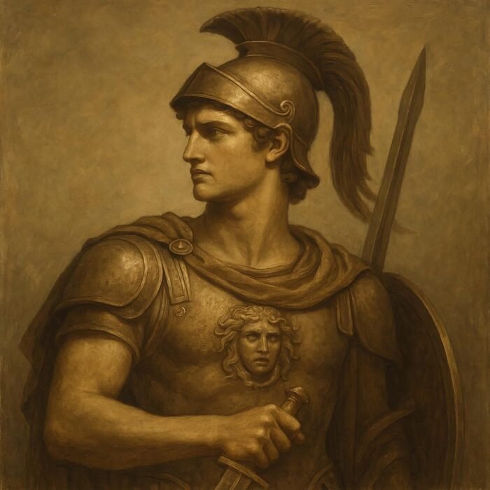 Perseus in armor