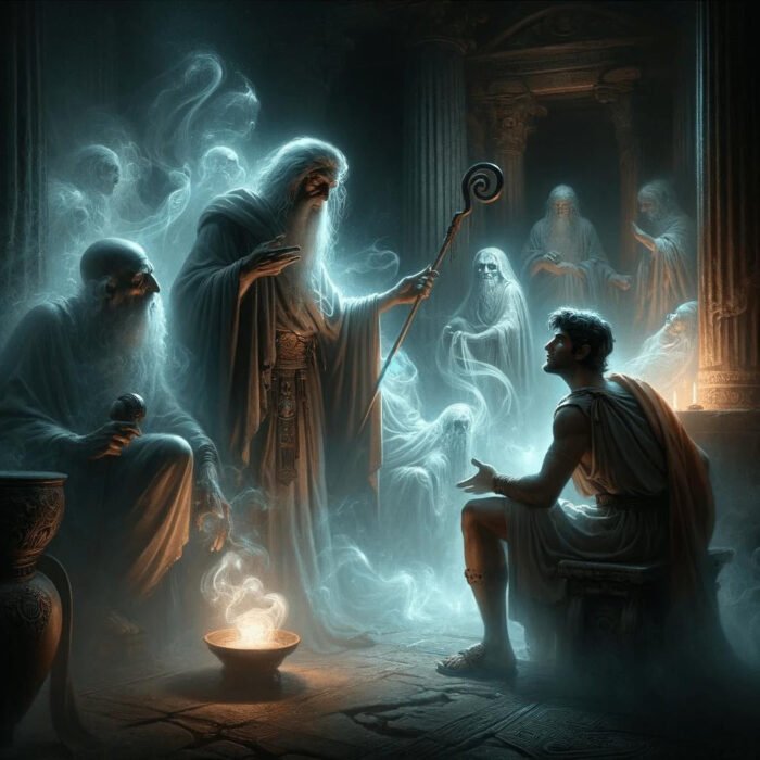 Tiresias at underworld