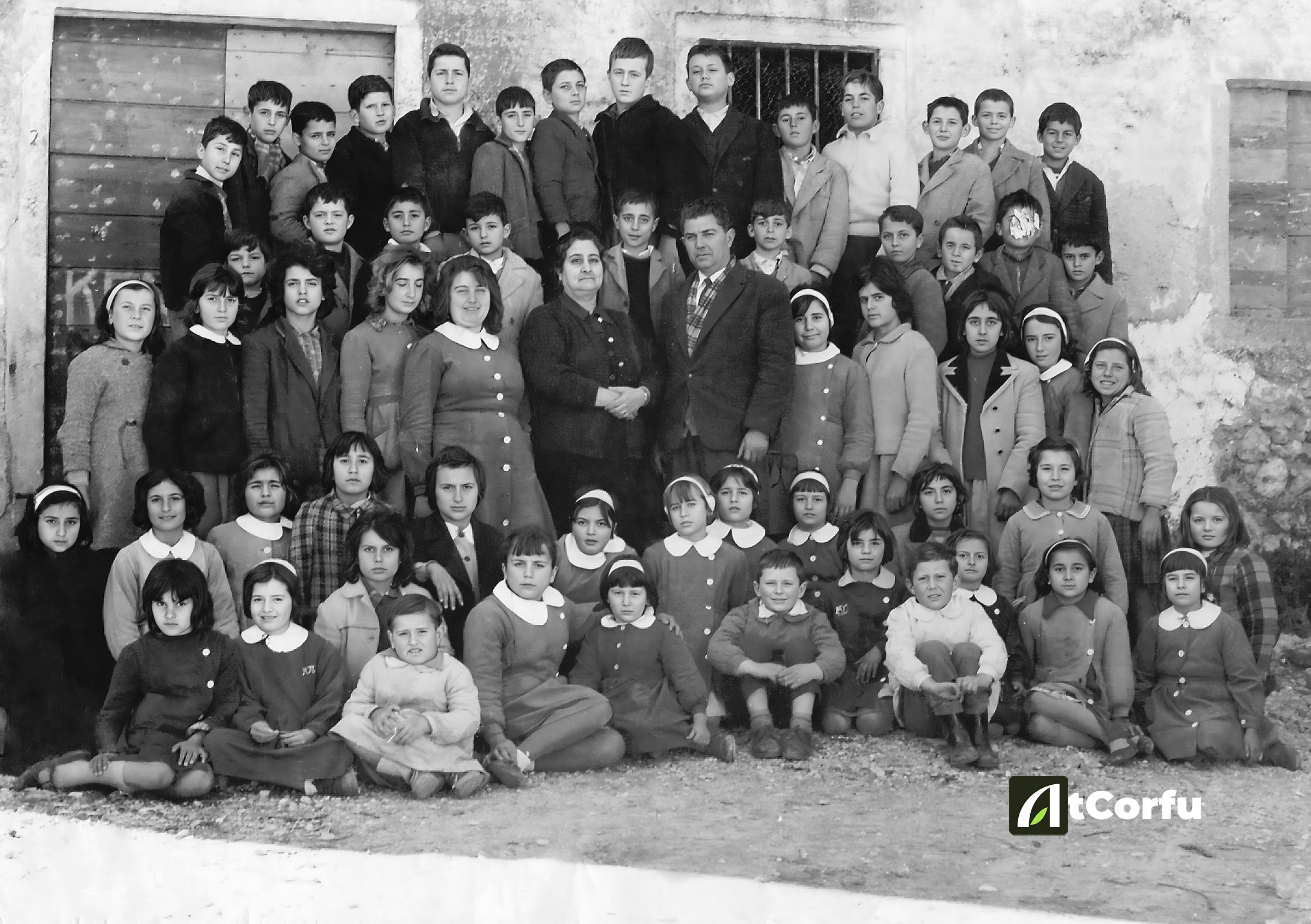 benitses elementary school pupils 1962