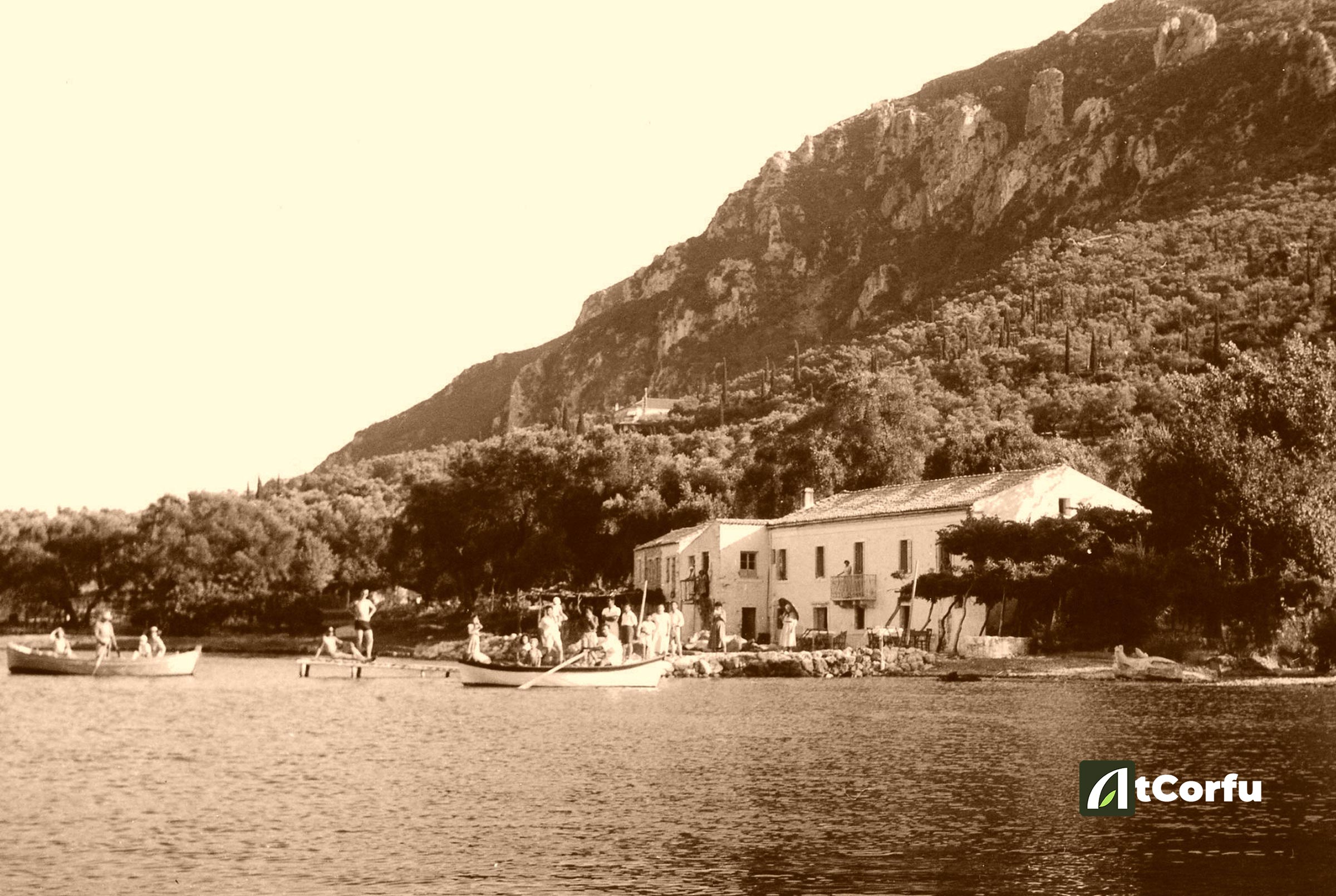 old avra hotel the first tourists ori