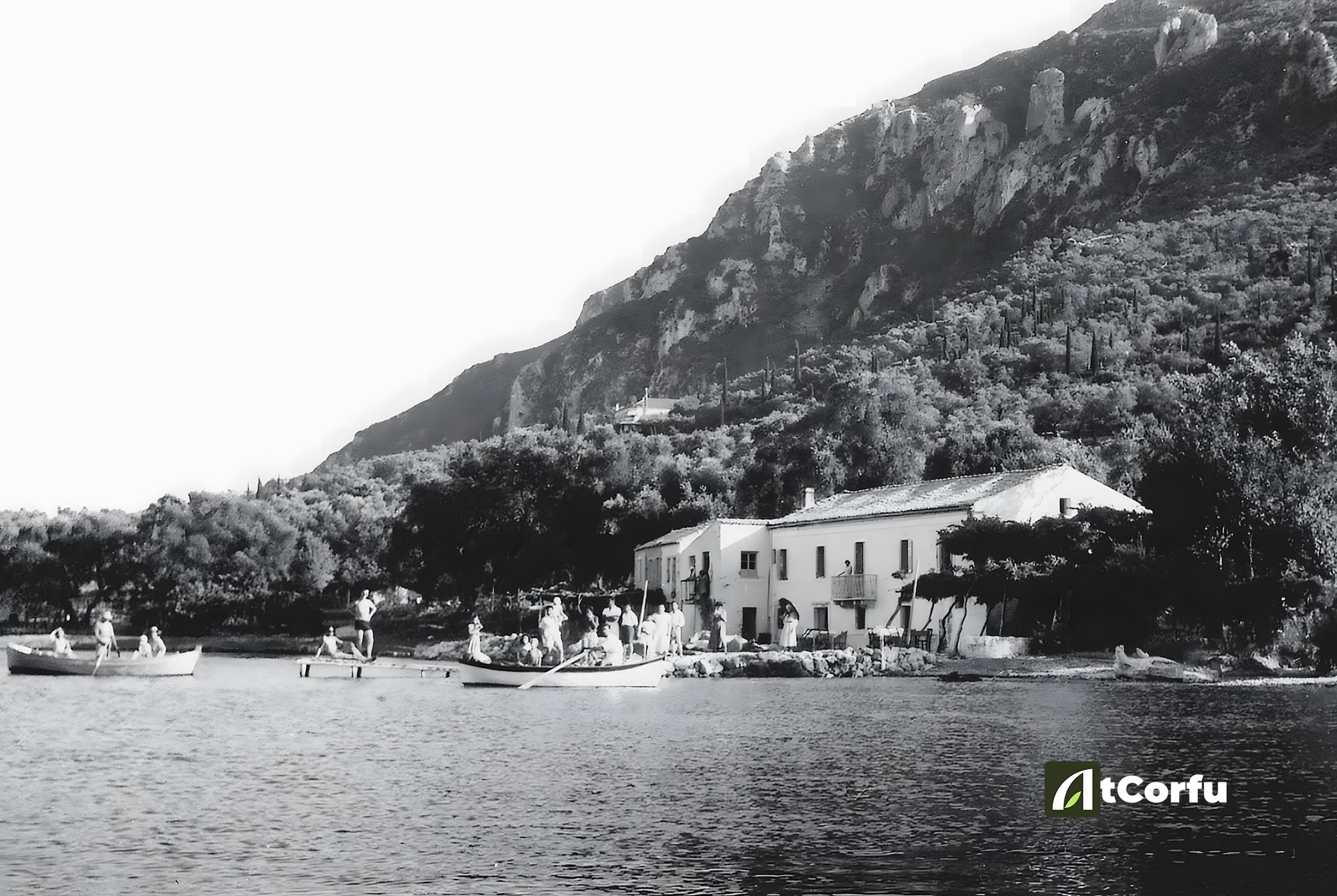 old avra hotel the first tourists