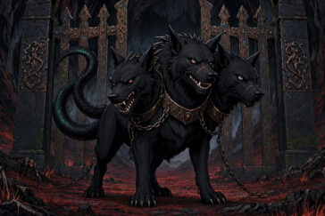 Cerberus-the hound at the gate of Underworld